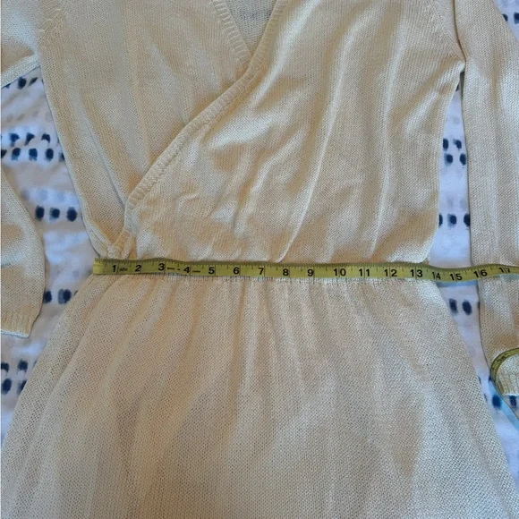 12th Tribe Alma Cream Knit Mini Dress - Size XL - Picture 16 of 16